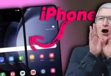 Samsung 2 iPhone'u Birleştirip Galaxy Z Fold5'e Dönüştürüyor