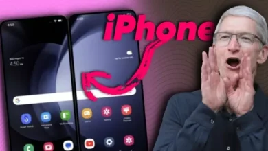 Samsung 2 iPhone'u Birleştirip Galaxy Z Fold5'e Dönüştürüyor