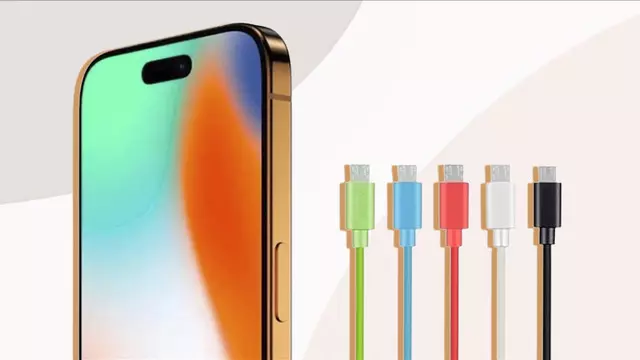 iPhone 15, Kasa Rengiyle Uyumlu USB-C Kablolarla Gelebilir