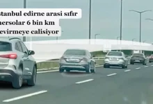 KM Sınırını Doldurmaya Çalıştığı İddia Edilen Mercedesler
