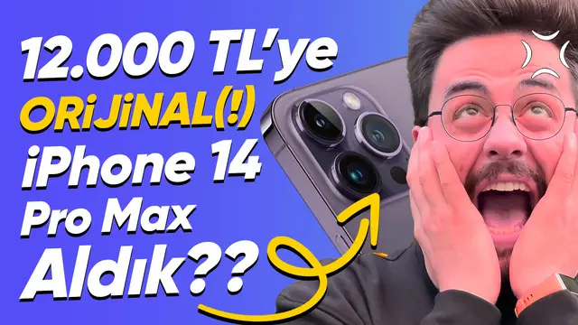 12.000 TL'ye iPhone 14 Pro Max Aldık!