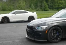 Modifiyeli BMW 340i ve Nissan GT-R R35 Drag Yarışı
