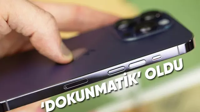 iPhone 15 Pro’nun Ses Tuşları Dokunmatik Olacak
