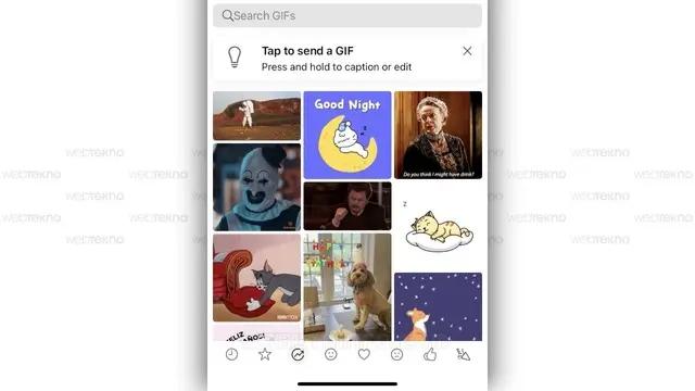 WhatsApp, iPhone uygulamasındaki GIF klavyesini güncelliyor 1 WhatsApp, iPhone uygulamasındaki GIF klavyesini güncelliyor