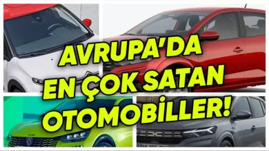 2023'te Avrupa'da En Çok Satan Otomobil ve Markalar