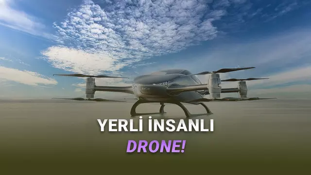 Türkiye'nin İlk İnsanlı Drone'u "AirCar" Ön Siparişe Açıldı
