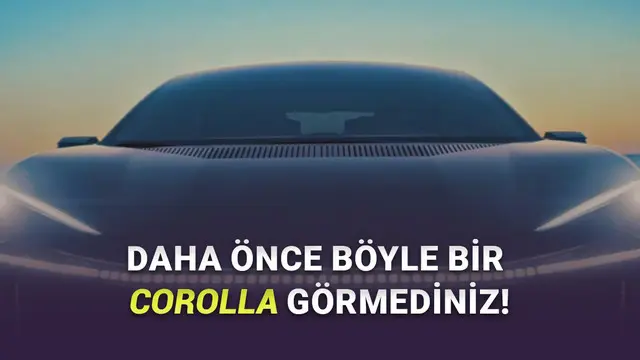 Toyota, Geleceğin Corolla Konseptini Duyurdu: Tüm Corolla'ları Unutun! [Video]
