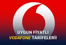 Vodafone İnternet ve Telefon Tarifeleri Fiyatları