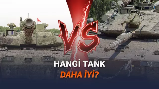 Türkiye'nin Gururu Altay Tankı ile İsrail'in Merkava V Tankı Karşılaştırma
