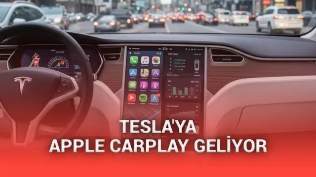 Tesla otomobillere yıllar sonra Apple CarPlay desteği geliyor