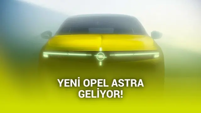 2026 Opel Astra'dan ilk görsel paylaşıldı