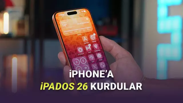 Bir Kullanıcı, iPhone 17 Pro Max'e iPadOS 26 Oluşturmayı Başardı (Katlanabilir iPhone da Bu şekilde Görünebilir) 1 Bir Kullanıcı, iPhone 17 Pro Max'e iPadOS 26 Kurmayı Başardı (Katlanabilir iPhone da Böyle Görünebilir)