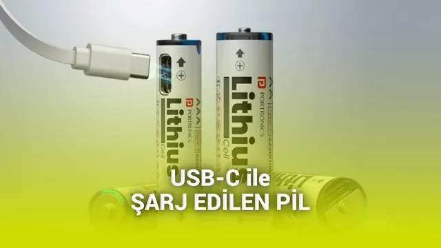 Telefon gibi USB-C takıp şarj edebileceğiniz pil tanıtıldı