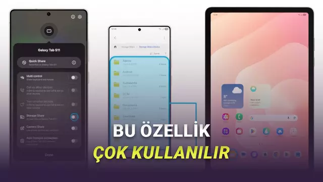 Samsung Telefonlara "Depolama Alanı Paylaşma" Özelliği Geliyor