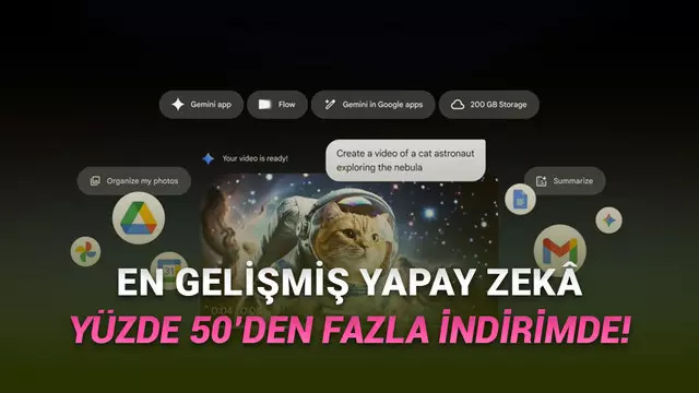 Google'ın Yapay Zekâ Paketlerine Kısa Süreliğine %50 İndirim Geldi (Bu Fırsatı Kaçırmayın)