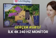 LG, Gerçek RGB Panele Sahip Dünyanın İlk 4K 240 Hz OLED Monitörünü Duyurdu