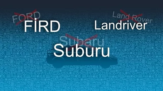 İsmi Yanlış Yazılan Otomobil Markaları Belli Oldu 1 İsmi Yanlış Yazılan Otomobil Markaları Belli Oldu