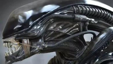 Alien Filminin Xenomorph'unun Gerçek Boyutlu Heykeli