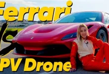 Ferrari F8 Tributo ile En Hızlı Drone’u Kapıştırdık