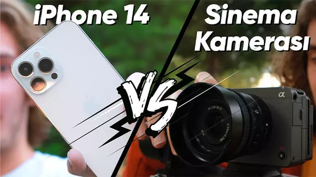 iPhone 14 Pro vs Sony FX30 Sinema Kamerası