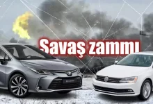 Rusya-Ukrayna Savaşı Otomobil Fiyatlarını Artırdı