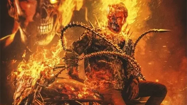 Keanu Reeves'in Gerçek Bir Ghost Rider Olduğu Afiş