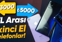 3000 - 5000 TL Arası En İyi İkinci El Telefonlar