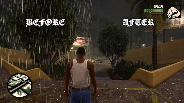 Yenilenen GTA: San Andreas’ın Yağmur Efekti Düzeltildi