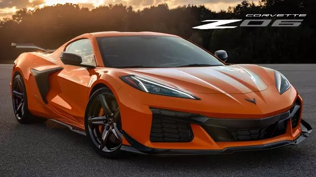 2023 Chevrolet Corvette Z06, Bir Otoparkta Görüntülendi