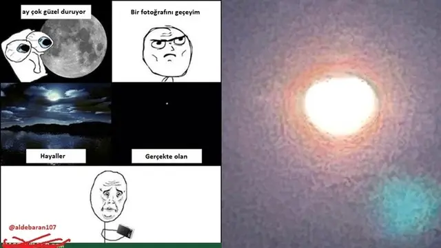 Ay, Telefon Kameralarında Neden Bu Kadar Küçük Çıkar?