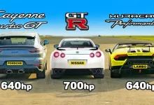 Lamborghini, Porsche ve Nissan Drag Pistinin Tozunu Attırdı