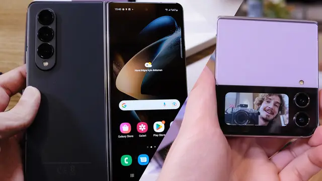 Samsung Galaxy Z Fold4 ve Z Flip4 Elimizde 1 Samsung Galaxy Z Fold4 ve Z Flip4 Elimizde