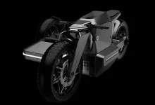 Fütüristik Elektrikli Motosiklet 'AOE Bike' Tanıtıldı