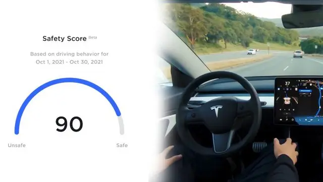 Tesla, Güvenlik Puanı Sistemini Tanıttı 1 Tesla, Güvenlik Puanı Sistemini Tanıttı