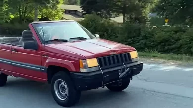 Nadir Bir Jeep Grand Cherokee'yi Parçaladılar