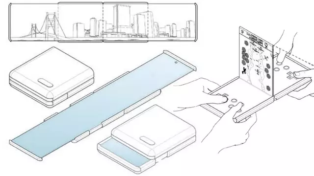 Samsung, Garip Bir Katlanabilir Ekranlı Telefon Geliştiriyor