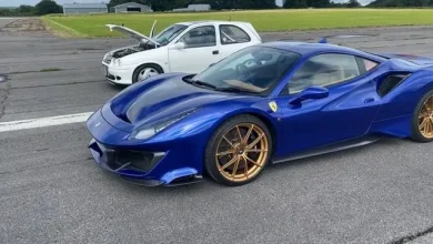 Opel Corsa'nın Ferrari Pista'ya Kafa Tuttuğu Yarış [Video]