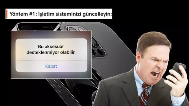 Bu Aksesuar Desteklenmiyor Olabilir Sorunu Nasıl Çözülür?