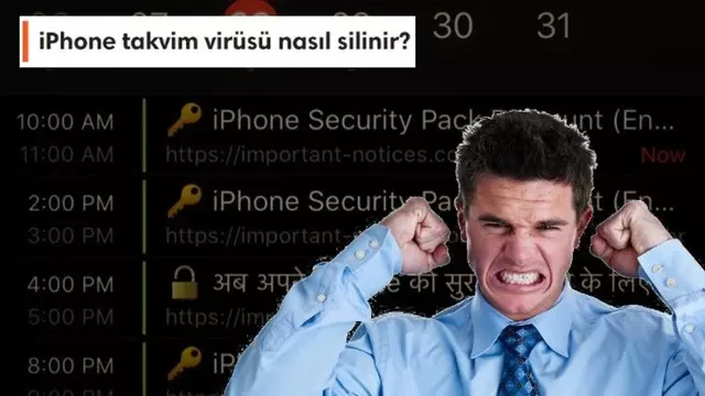 iPhone Takvim Virüsü Nasıl Silinir?