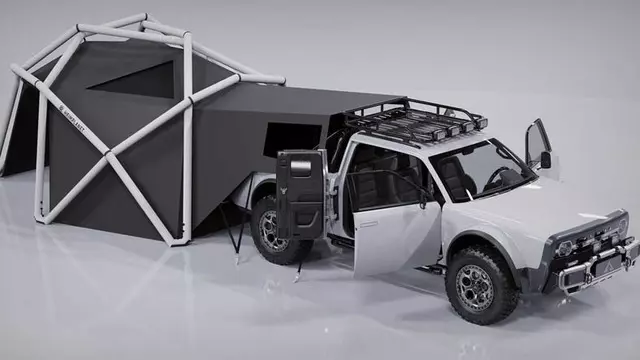 ABD'li Şirketten Kamp Alışkanlıklarını Değiştirecek Pick-up 1 ABD'li Şirketten Kamp Alışkanlıklarını Değiştirecek Pick-up