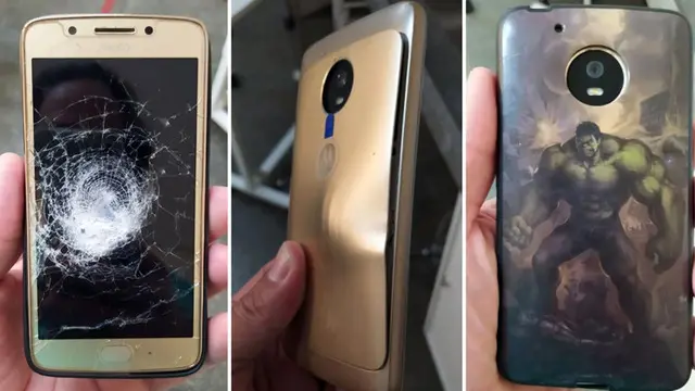 Mermiye Kafa Atan Telefon, Sahibinin Hayatını Kurtardı