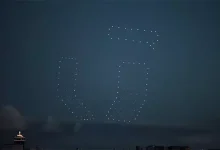 Samsung'dan Z Flip 3 ve Z Fold 3 Temalı Drone Şovu