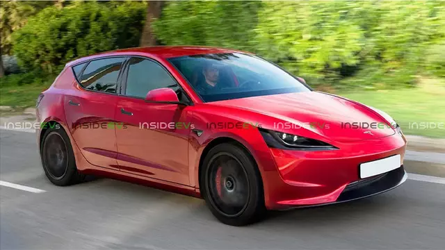 Tesla Hatchback İçin Hazırlanan Konsept Tasarım