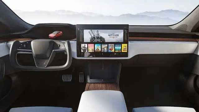 Yeni Tesla Model S'de 'The Witcher 3' Oynanabilecek 1 Yeni Tesla Model S'de 'The Witcher 3' Oynanabilecek