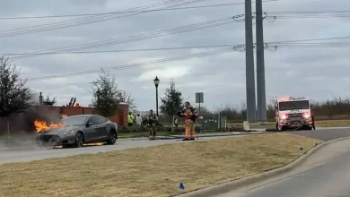 5 Senelik Tesla Model S Bir Anda Alev Aldı 1 5 Yıllık Tesla Model S Bir Anda Alev Aldı