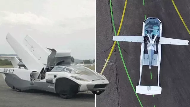 Yalnız 3 Dakikada Tayyare Haline Gelen Otomobil: AirCar 1 Sadece 3 Dakikada Uçak Haline Gelen Araba: AirCar