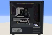 Bir Oyuncunun Minecraft'ta Tasarladığı Bilgisayar Kasası