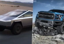 Tesla Cybertruck - Ford F-150 Raptor Karşılaştırma Videosu