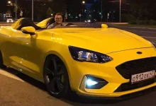 Kapıları, Camı ve Tavanı Olmayan Ford Focus Speedster