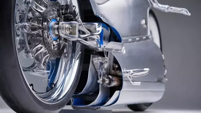 Gelecekten Gelmiş Şeklinde Görünen Elektrikli Motosiklet: 2029 1 Gelecekten Gelmiş Gibi Görünen Elektrikli Motosiklet: 2029